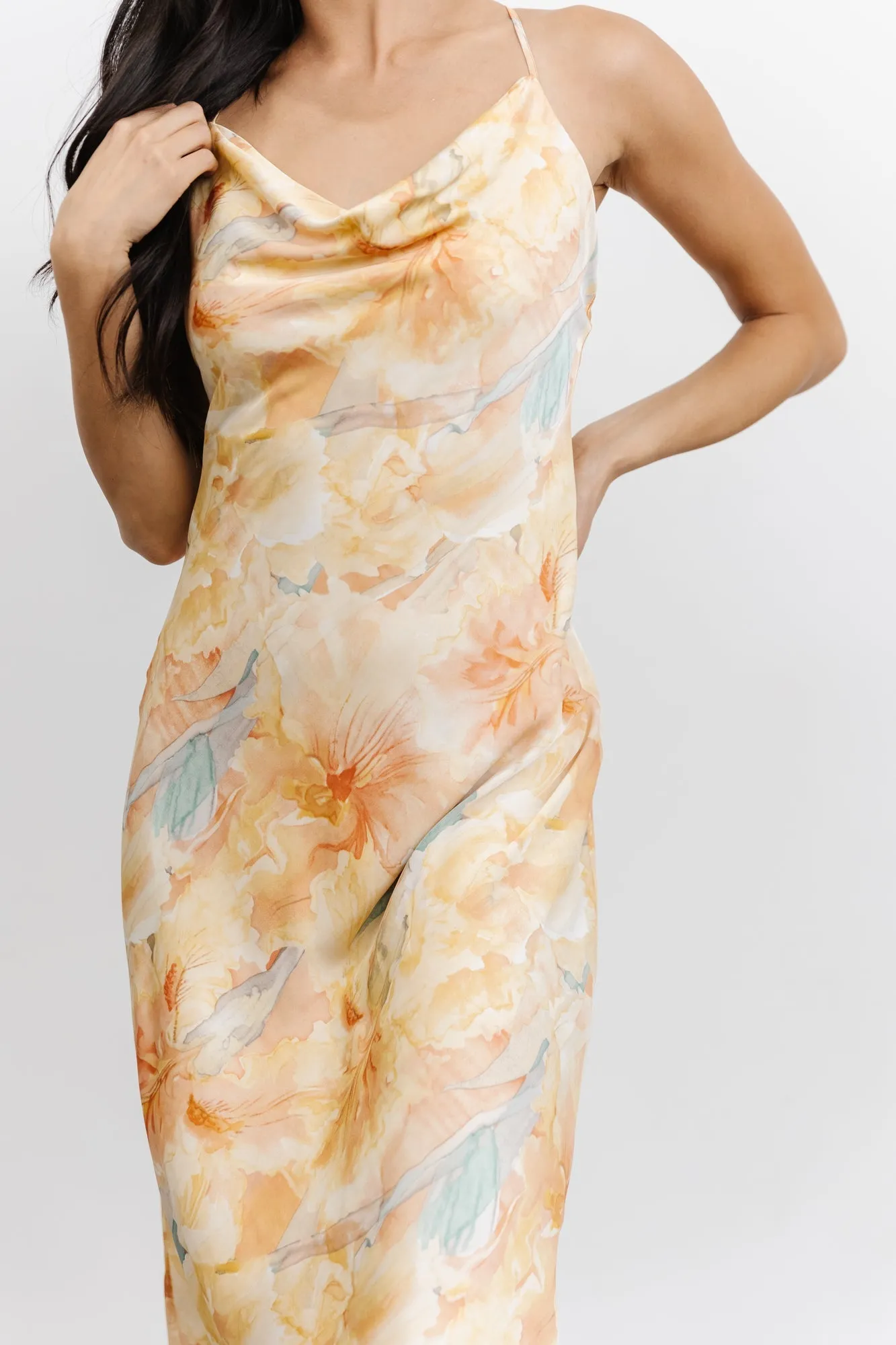 Katarina Slip Midi Dress | Sunrise Print sold by Baltic Born product image thumbnail 5