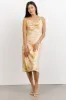 Katarina Slip Midi Dress | Sunrise Print sold by Baltic Born