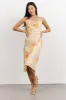 Katarina Slip Midi Dress | Sunrise Print sold by Baltic Born