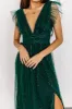 Annika Sequin Mesh Maxi Dress | Green sold by Baltic Born