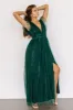 Annika Sequin Mesh Maxi Dress | Green sold by Baltic Born