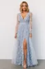 Isabelle Tulle Maxi Dress | Light Blue sold by Baltic Born