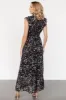 Kearny Ruffle Maxi Dress | Midnight + Gold Multi sold by Baltic Born