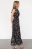 Kearny Ruffle Maxi Dress | Midnight + Gold Multi sold by Baltic Born