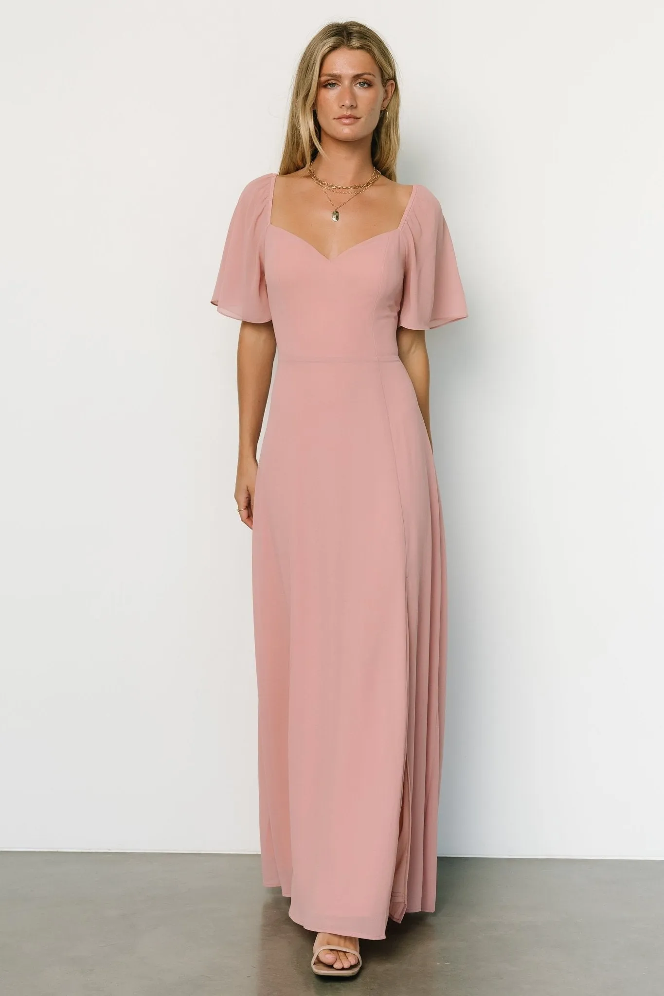 Sierra Sweetheart Maxi Dress | Blush sold by Baltic Born product image thumbnail 2