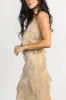 Belisama Ruffle Gown | Gold sold by Baltic Born