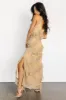 Belisama Ruffle Gown | Gold sold by Baltic Born