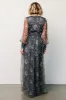 Layla Tulle Maxi Dress | Slate Floral sold by Baltic Born