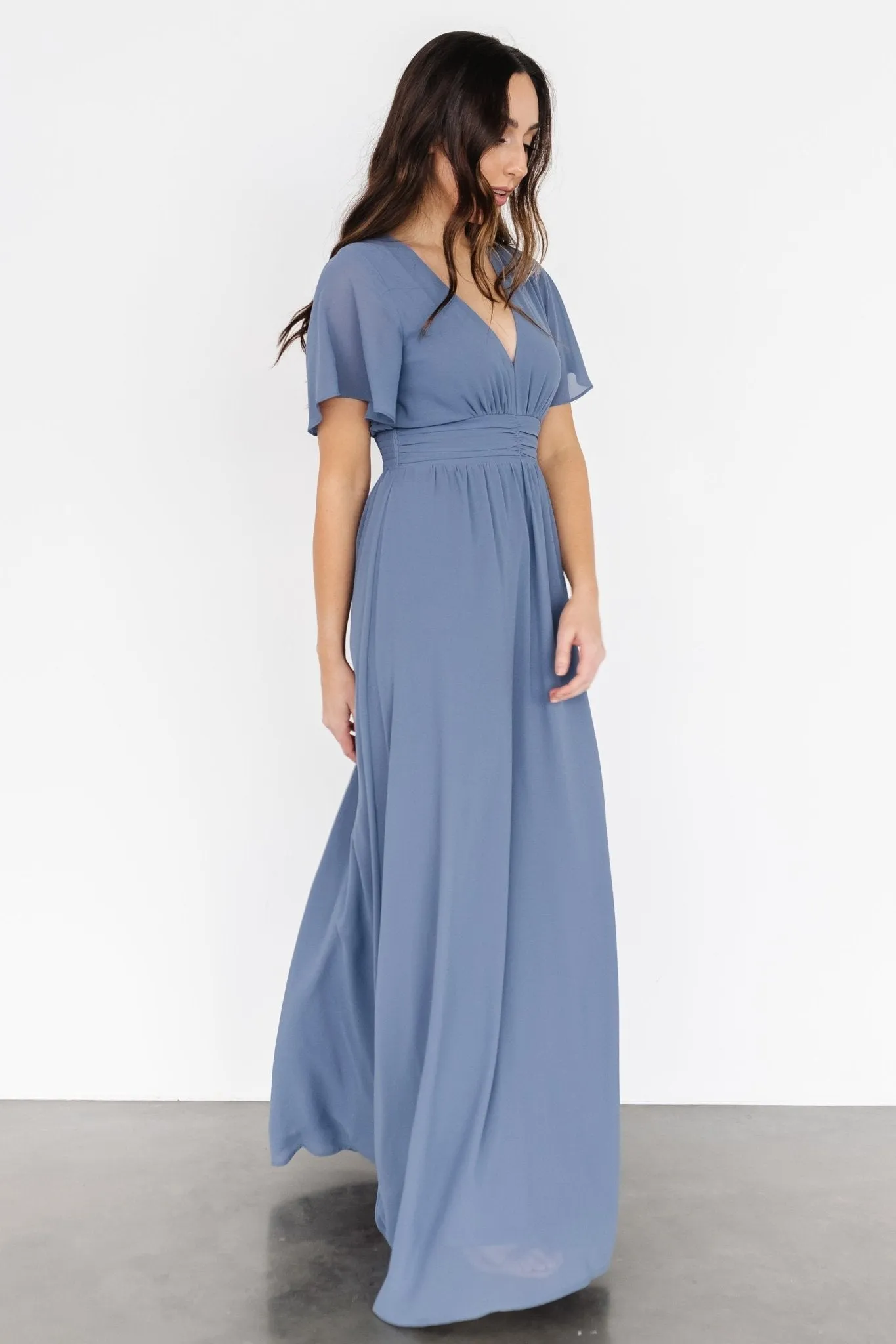 Ramona Maxi Dress | Whisper Blue sold by Baltic Born product image thumbnail 5