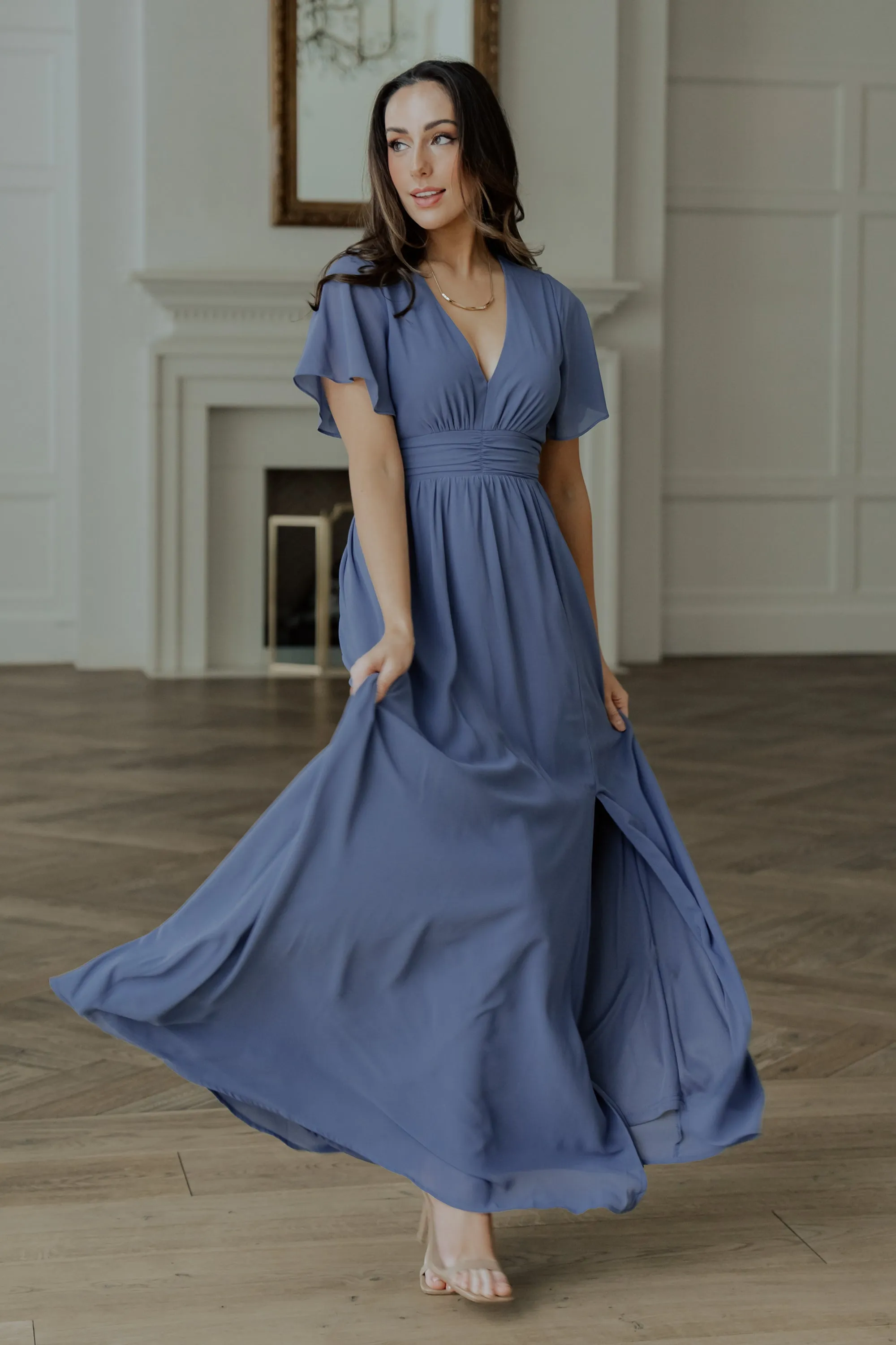 Ramona Maxi Dress | Whisper Blue sold by Baltic Born product image thumbnail 4