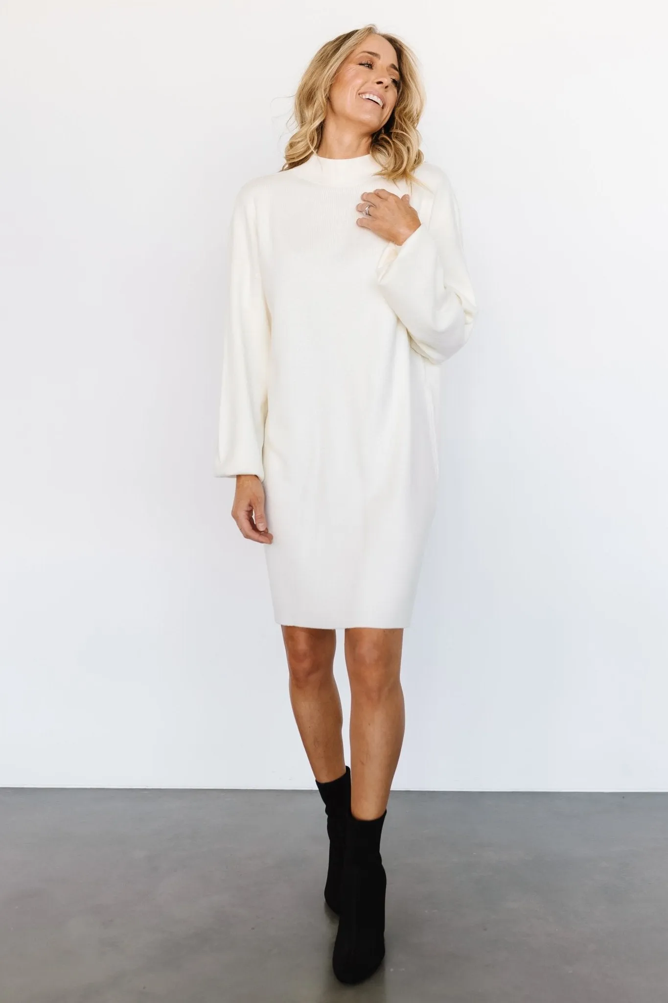 Jennings Sweater Dress | Ivory sold by Baltic Born product image thumbnail 2