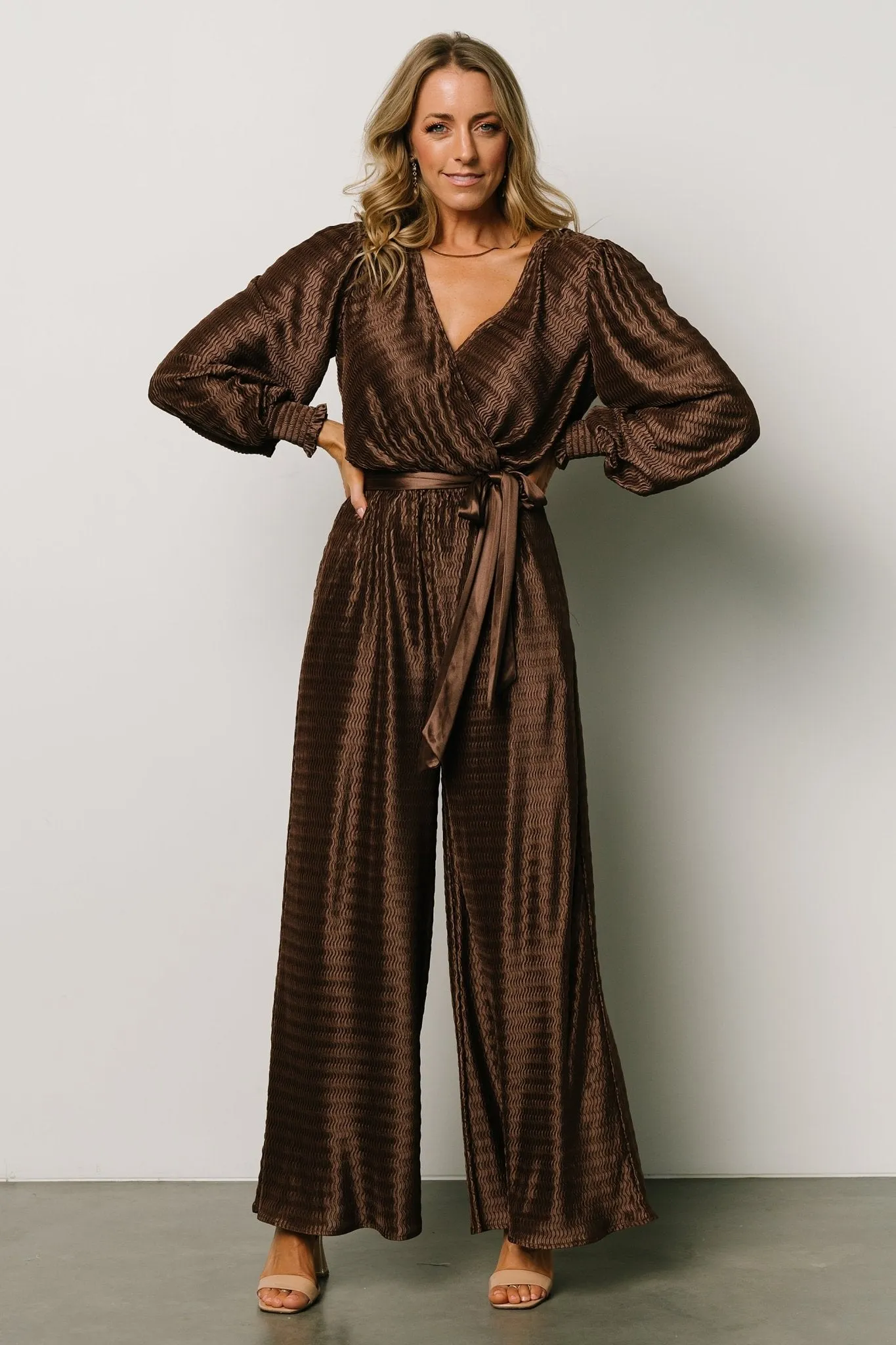 Gabriel Jumpsuit | Brown sold by Baltic Born product image thumbnail 5