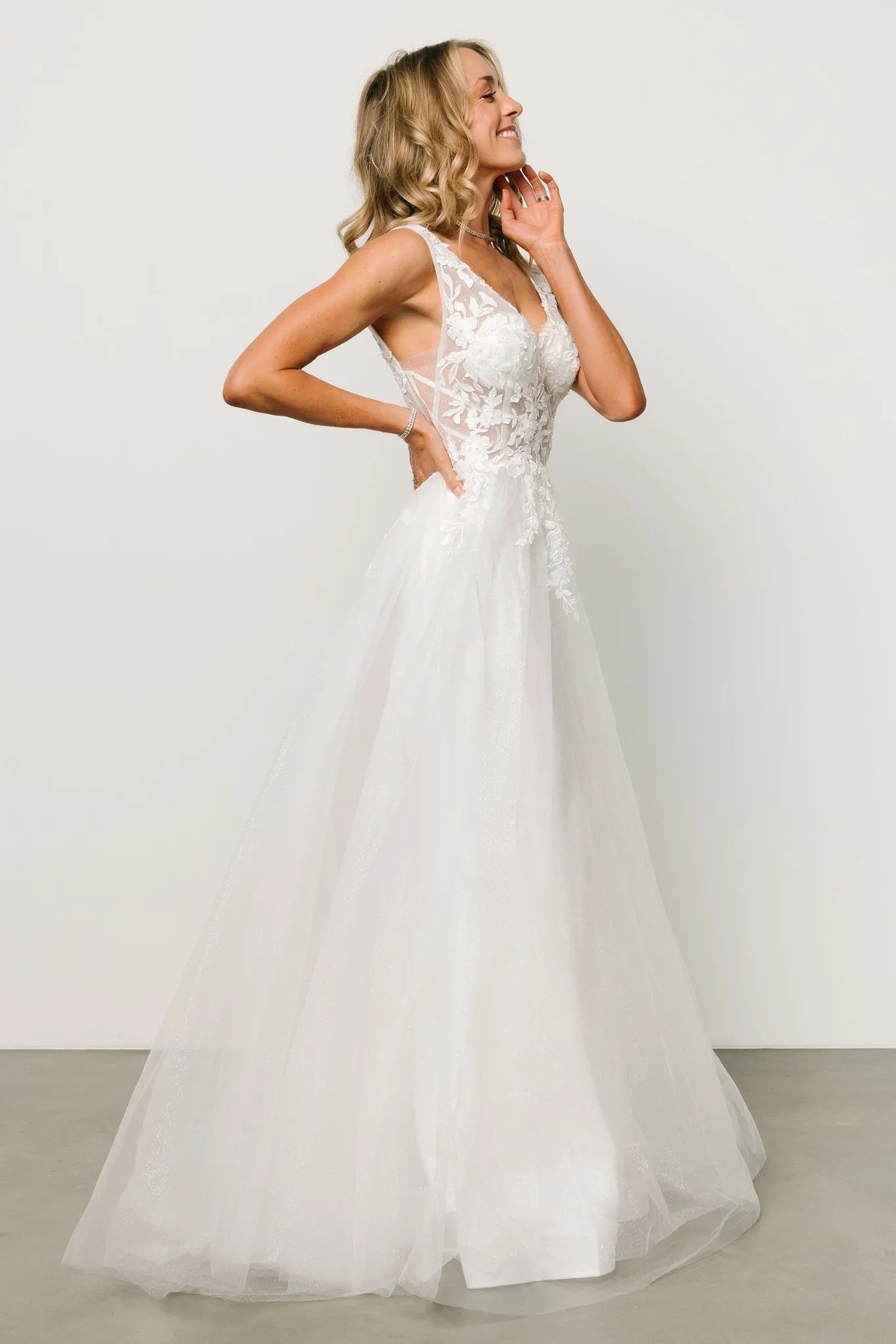 Passion Shimmer Bridal Gown | White sold by Baltic Born product image thumbnail 3