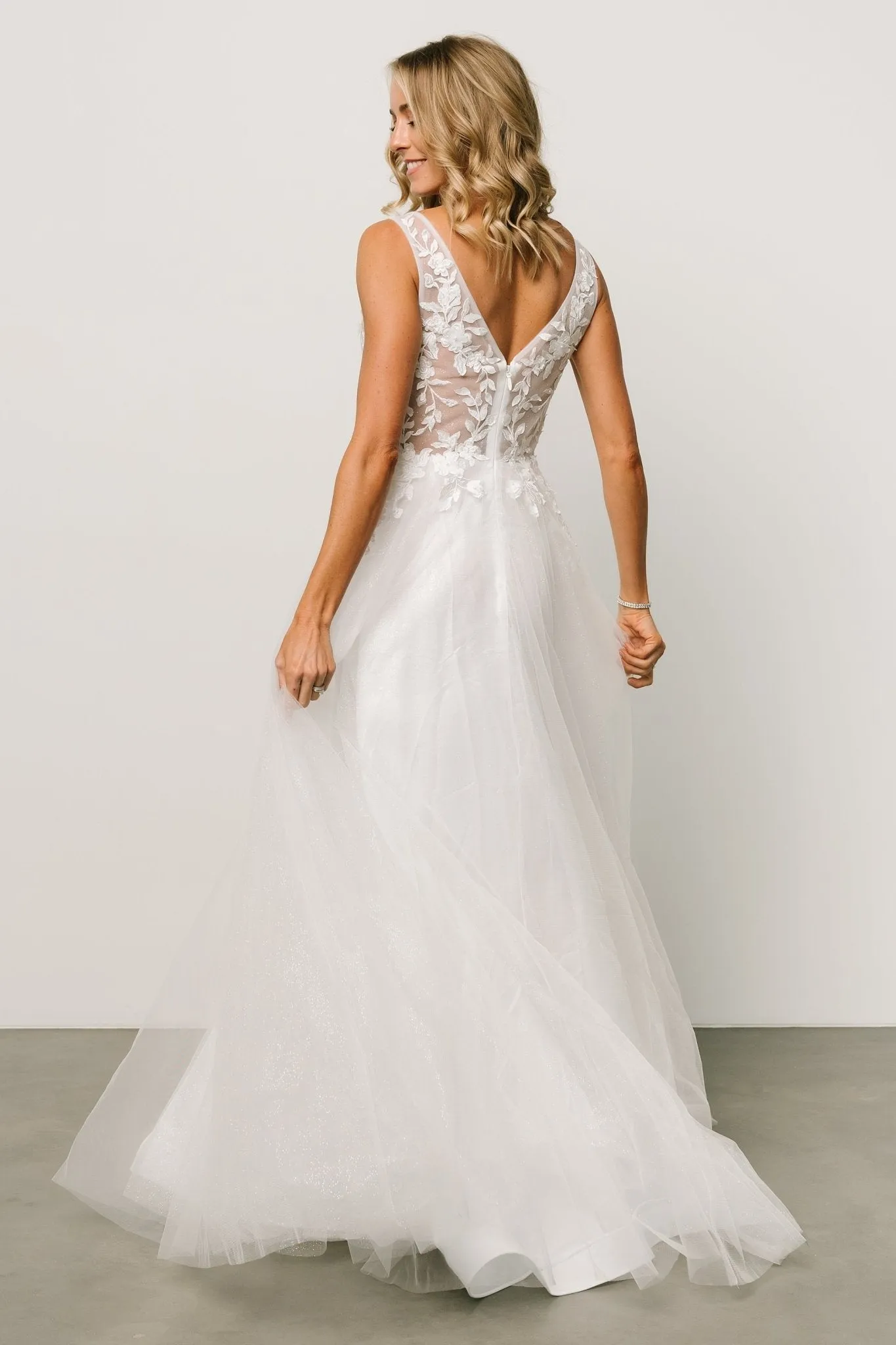 Passion Shimmer Bridal Gown | White sold by Baltic Born product image thumbnail 4