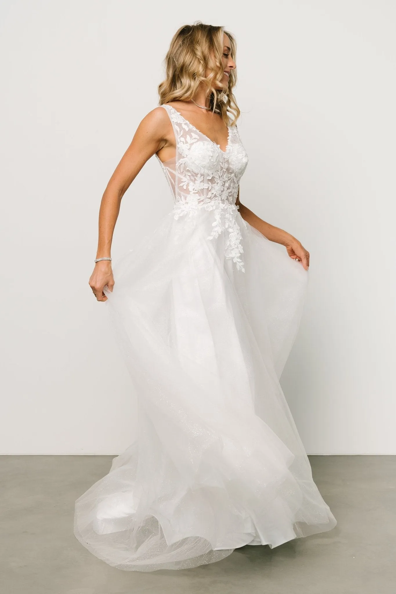 Passion Shimmer Bridal Gown | White sold by Baltic Born product image thumbnail 5