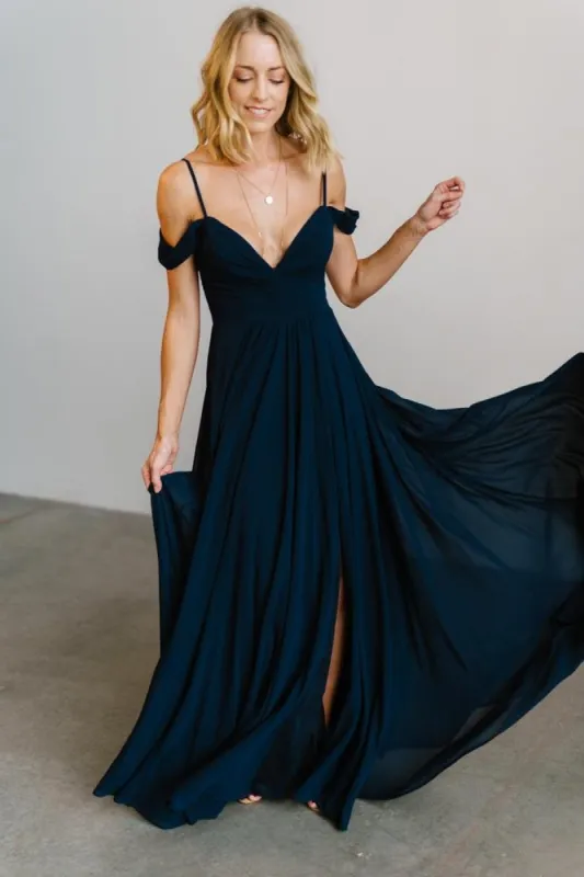 Bianca Lace Maxi Dress | Navy sold by Baltic Born