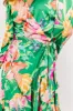 Eva Faux Wrap Maxi Dress | Green Multi sold by Baltic Born