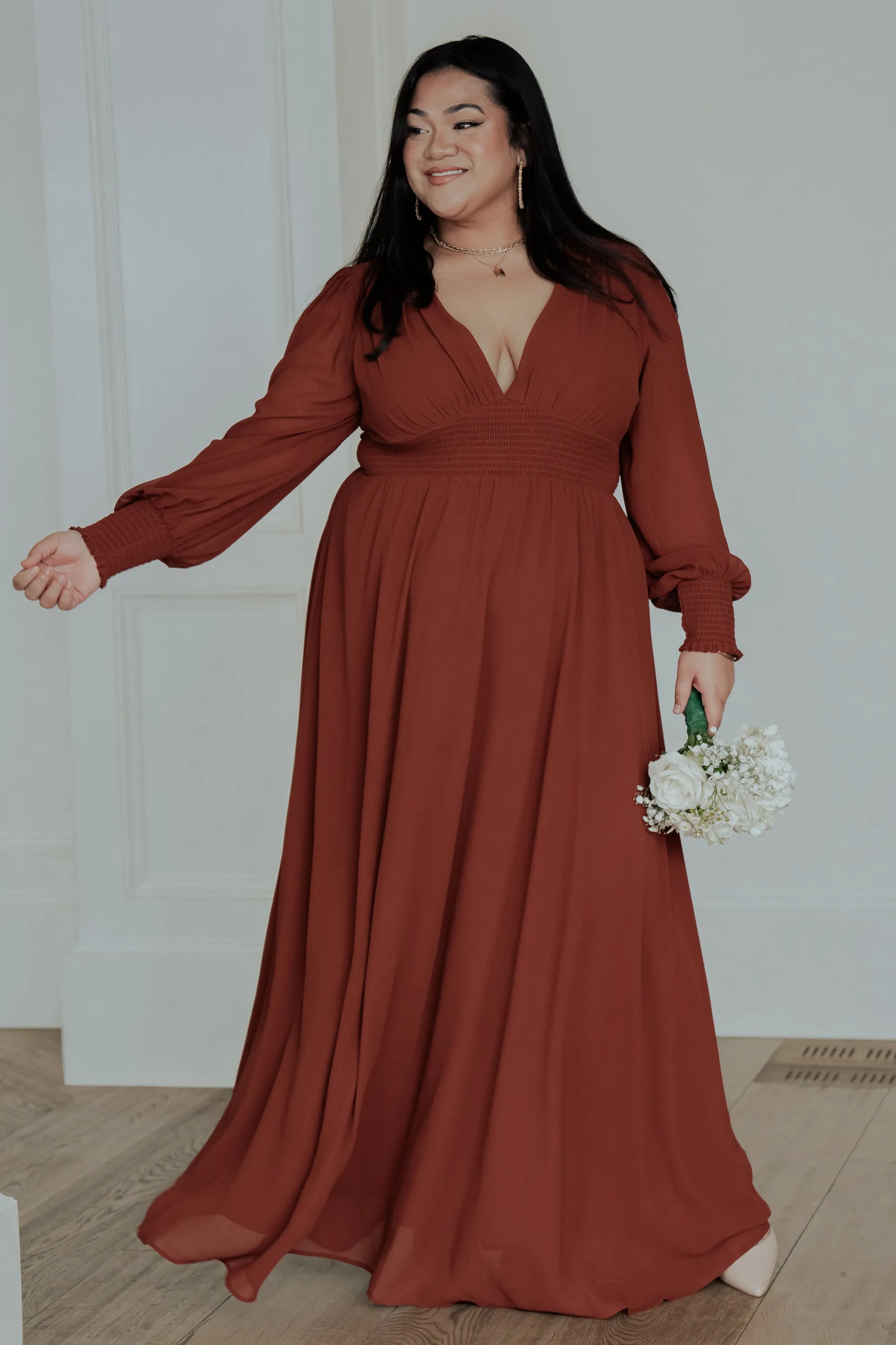 Olivia Maxi Dress | Cinnamon sold by Baltic Born