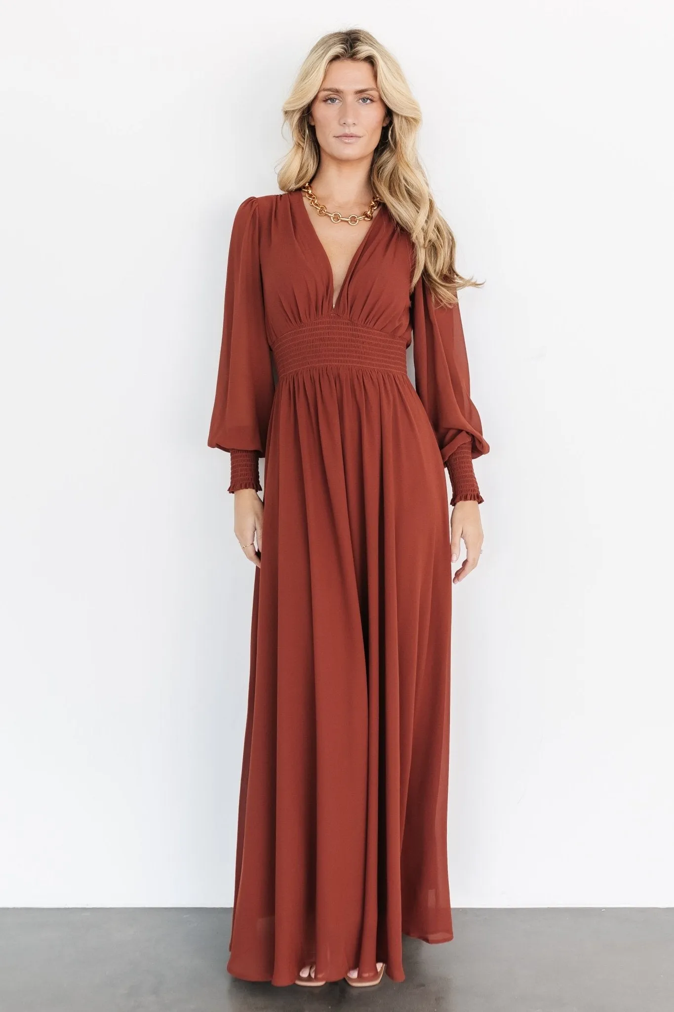Olivia Maxi Dress | Cinnamon sold by Baltic Born product image thumbnail 4