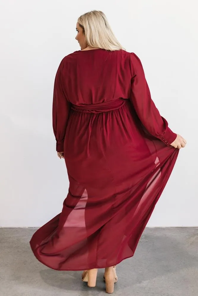 Celine Maxi Dress | Wine sold by Baltic Born product image thumbnail 3
