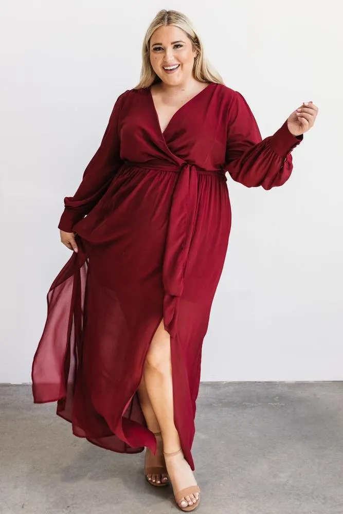 Celine Maxi Dress | Wine sold by Baltic Born