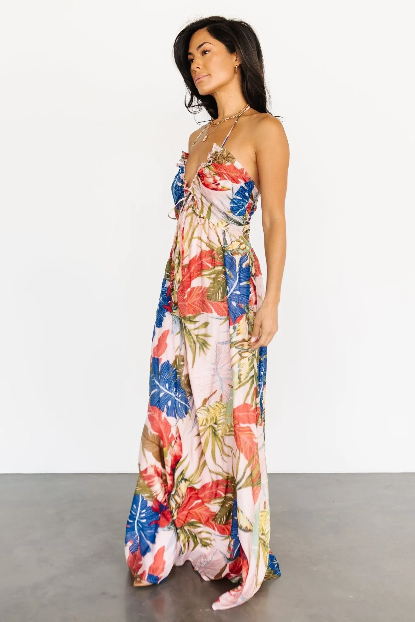 Navagio Back Tie Maxi Dress | Multi sold by Baltic Born product image thumbnail 3