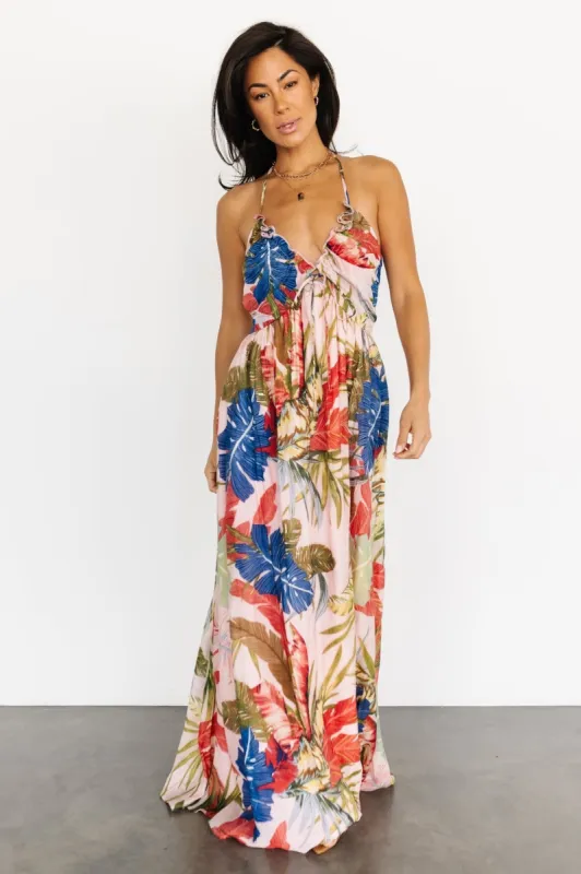 Navagio Back Tie Maxi Dress | Multi sold by Baltic Born