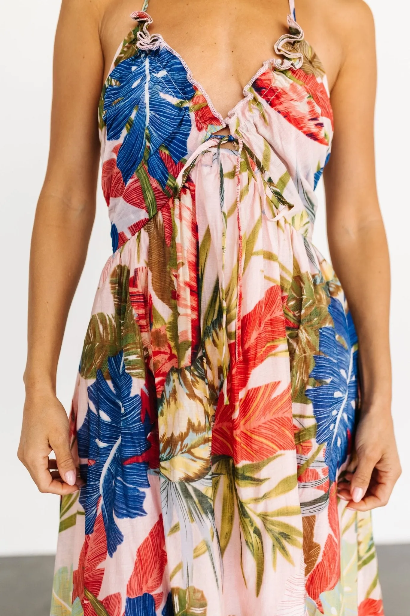 Navagio Back Tie Maxi Dress | Multi sold by Baltic Born product image thumbnail 5