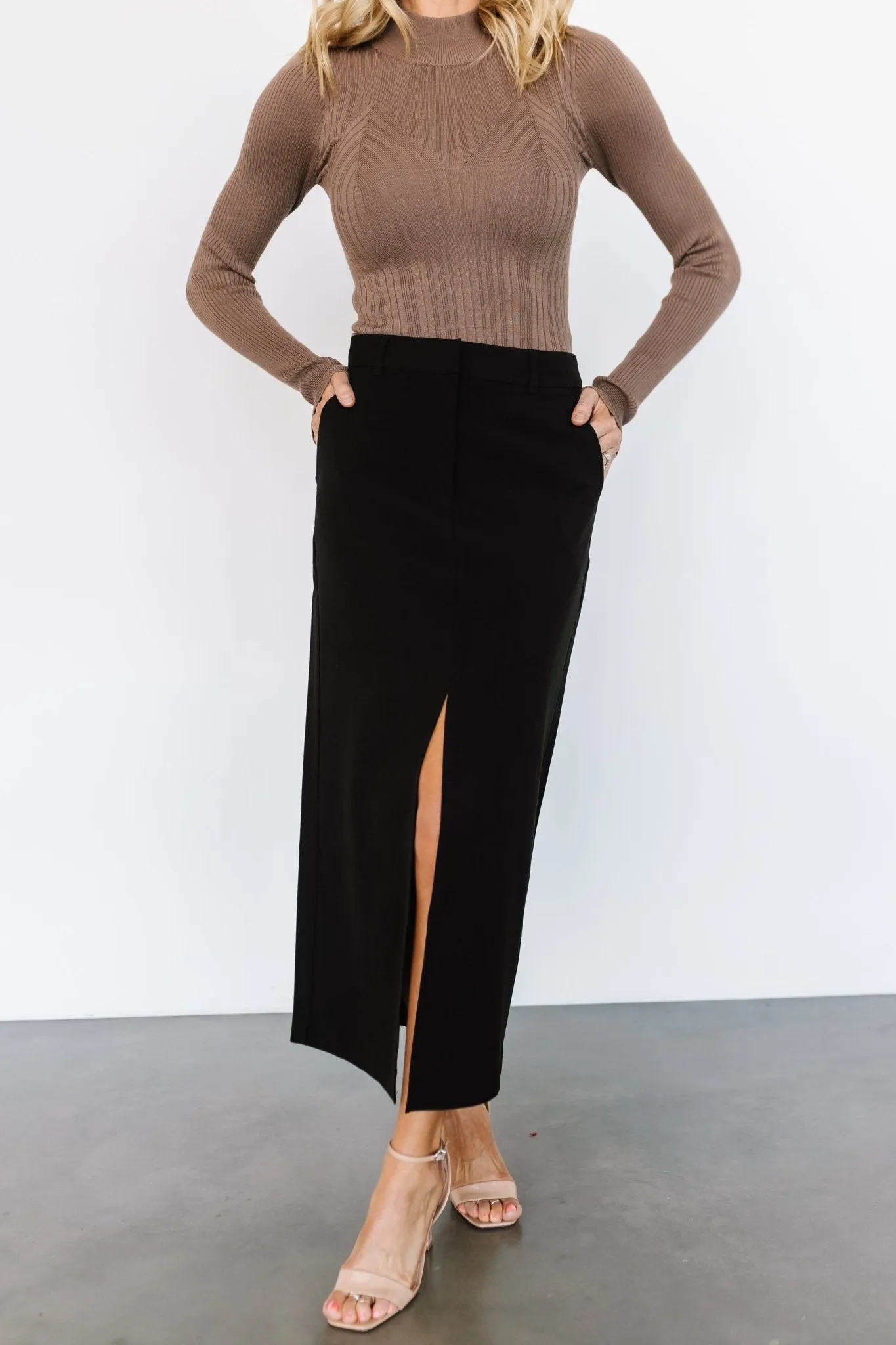 Devon Pencil Skirt | Black sold by Baltic Born product image thumbnail 3
