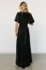 Veronica Velvet Maxi Dress | Black sold by Baltic Born