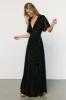 Veronica Velvet Maxi Dress | Black sold by Baltic Born