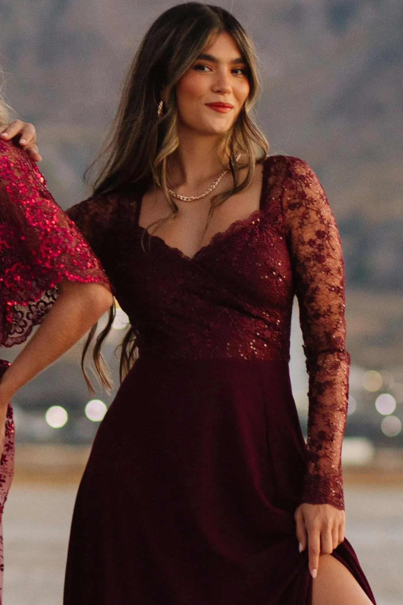 Adalaide Long Sleeve Maxi Dress | Mulberry sold by Baltic Born product image thumbnail 2