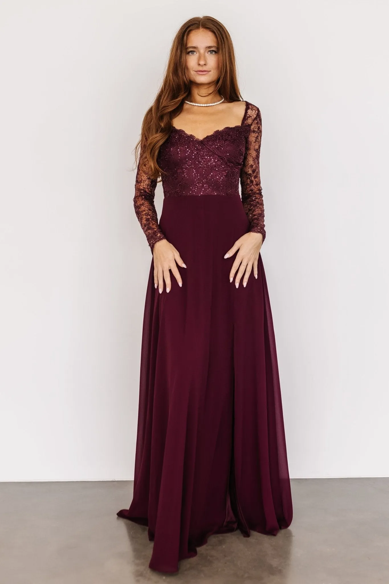 Adalaide Long Sleeve Maxi Dress | Mulberry sold by Baltic Born