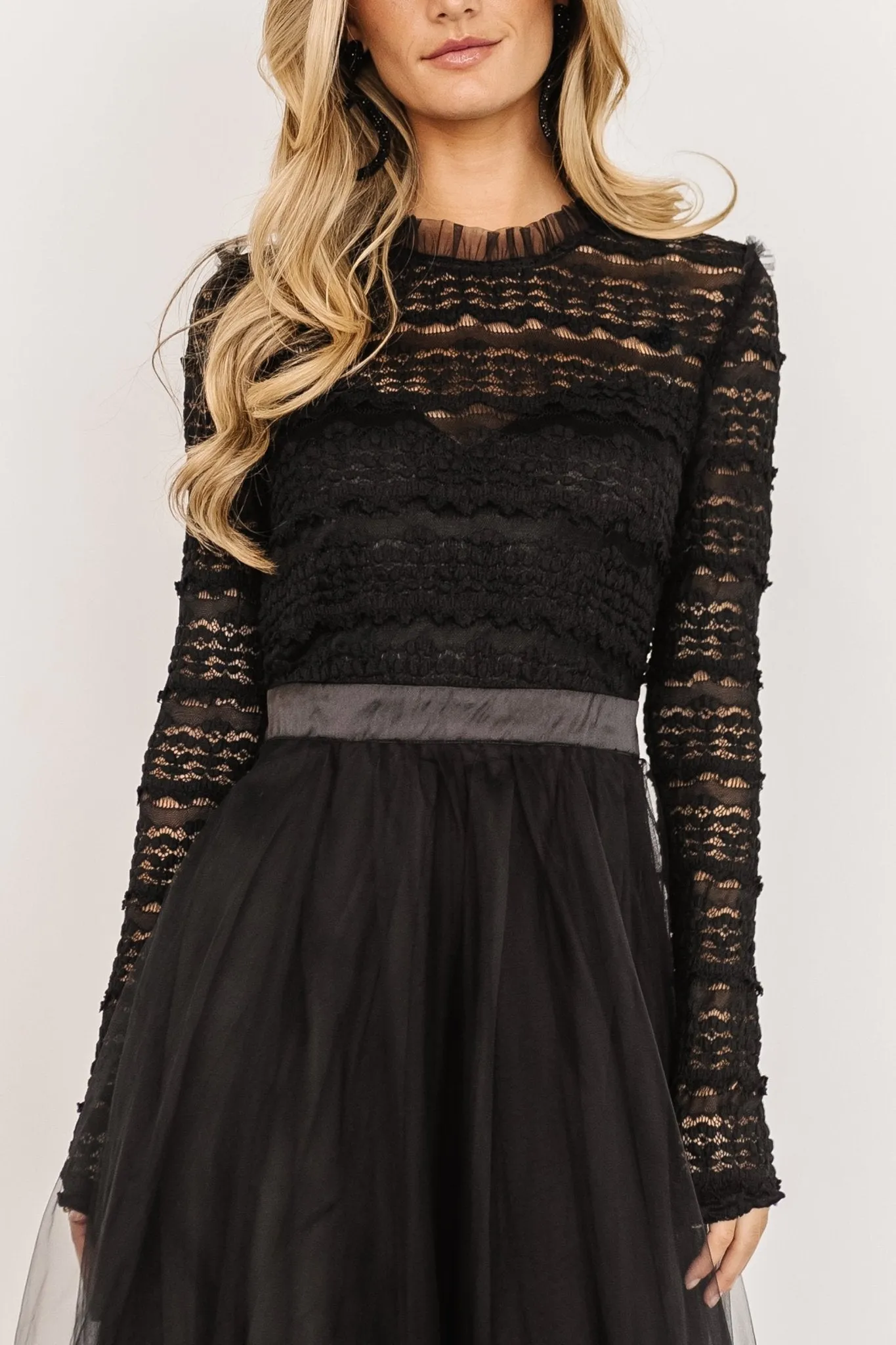 Lonnie Tulle Dress | Black sold by Baltic Born product image thumbnail 2