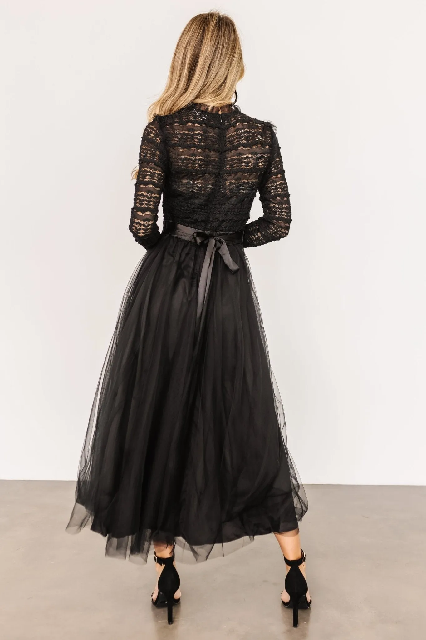 Lonnie Tulle Dress | Black sold by Baltic Born product image thumbnail 4