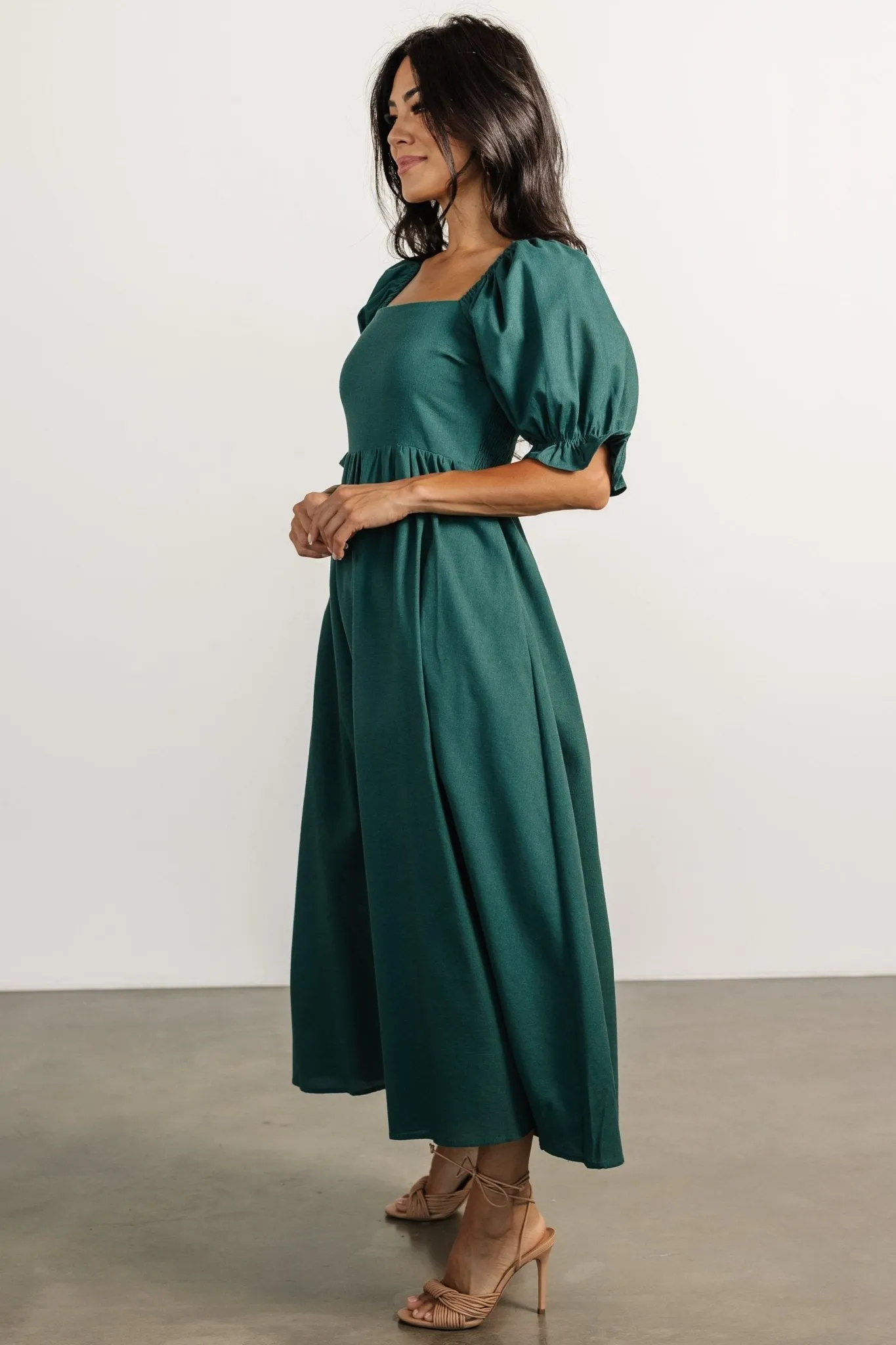 Britton Midi Dress | Evergreen sold by Baltic Born product image thumbnail 3