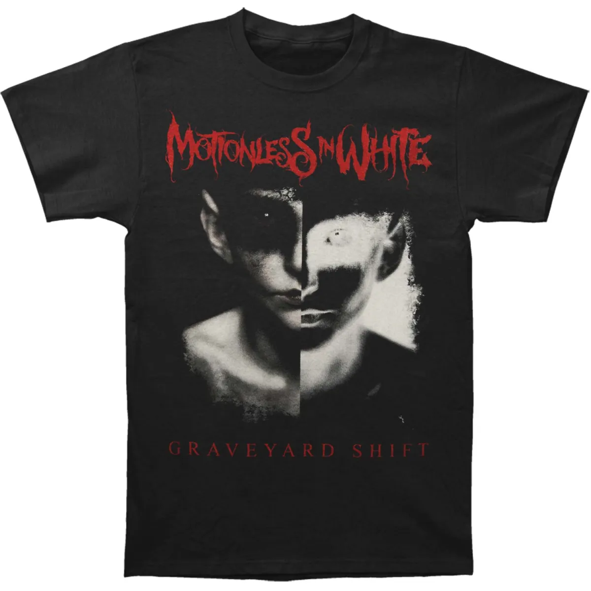 Split Screen Slim Fit T-shirt sold by Rockabilia