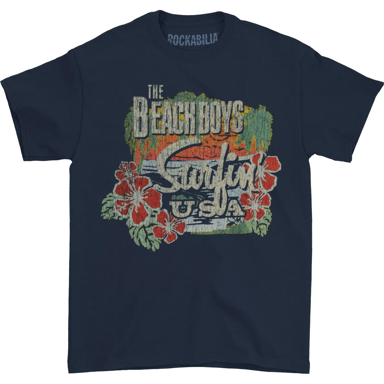 Surfin USA Tropical T-shirt sold by Rockabilia