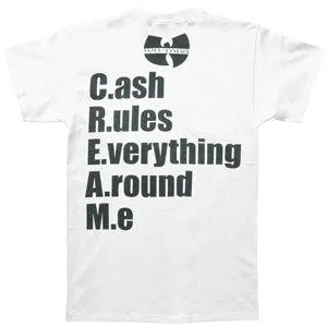 C.R.E.A.M. White T-shirt sold by Rockabilia product image thumbnail 2