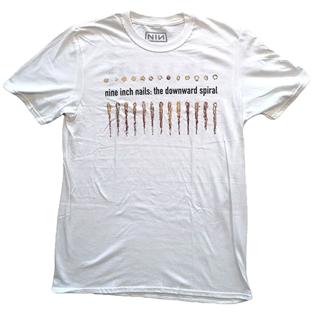 Downward Spiral (Back Print) Slim Fit T-shirt sold by Rockabilia
