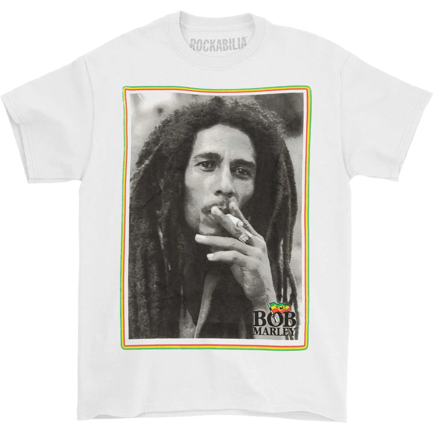 Rasta Border Smoke T-shirt sold by Rockabilia