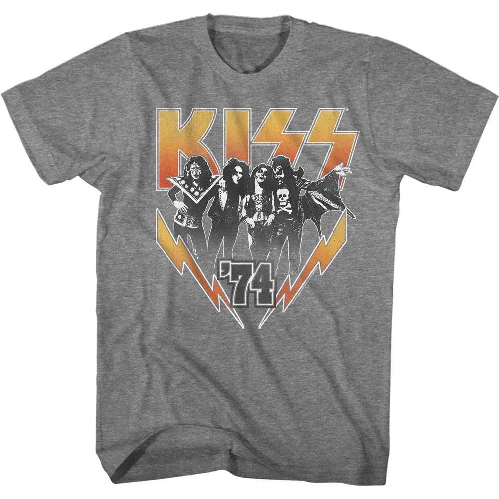 Kiss74 T-shirt sold by Rockabilia
