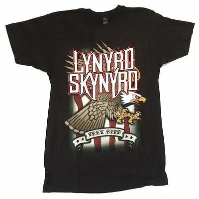 Free Bird Eagle Usa Flag T-shirt sold by Rockabilia