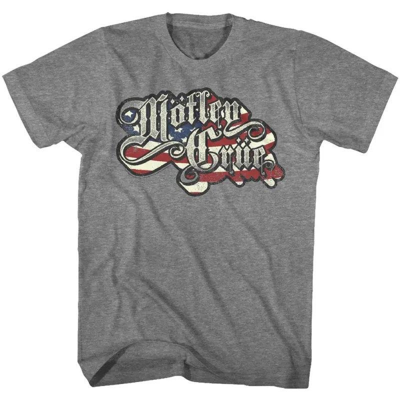 Crue Flag T-shirt sold by Rockabilia