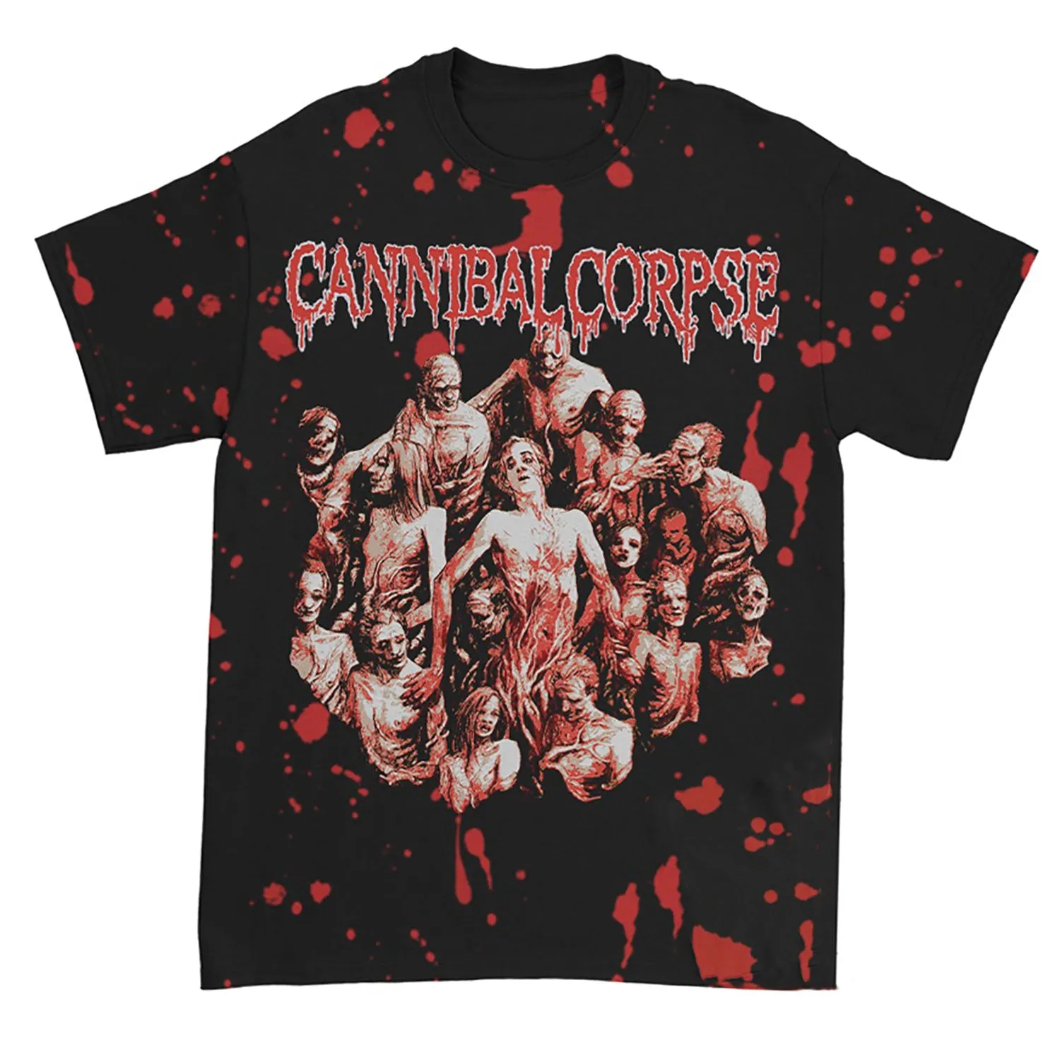 The Bleeding Blood Splatter Dye (Rockabilia Exclusive) Tie Dye T-shirt sold by Rockabilia