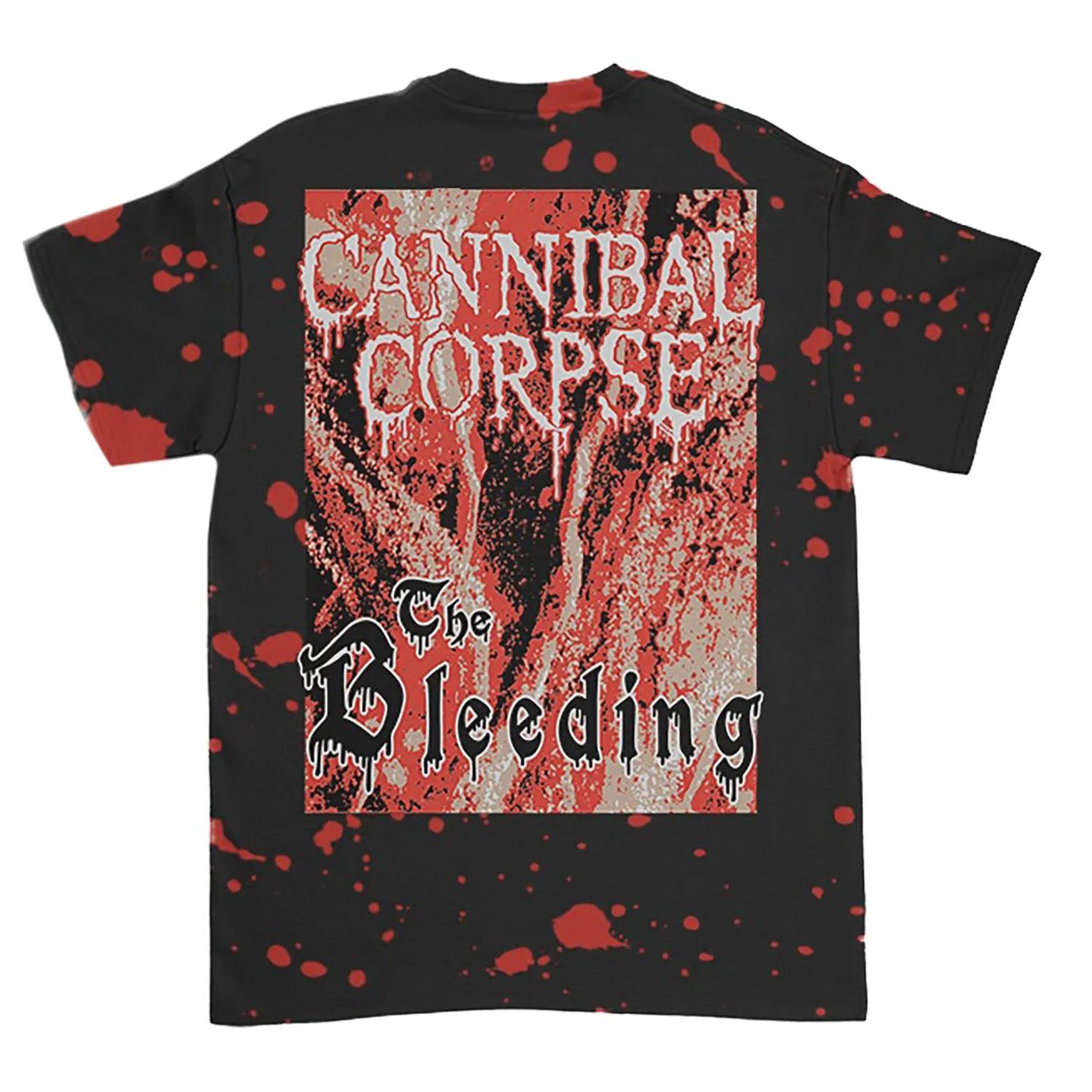 The Bleeding Blood Splatter Dye (Rockabilia Exclusive) Tie Dye T-shirt sold by Rockabilia product image thumbnail 2