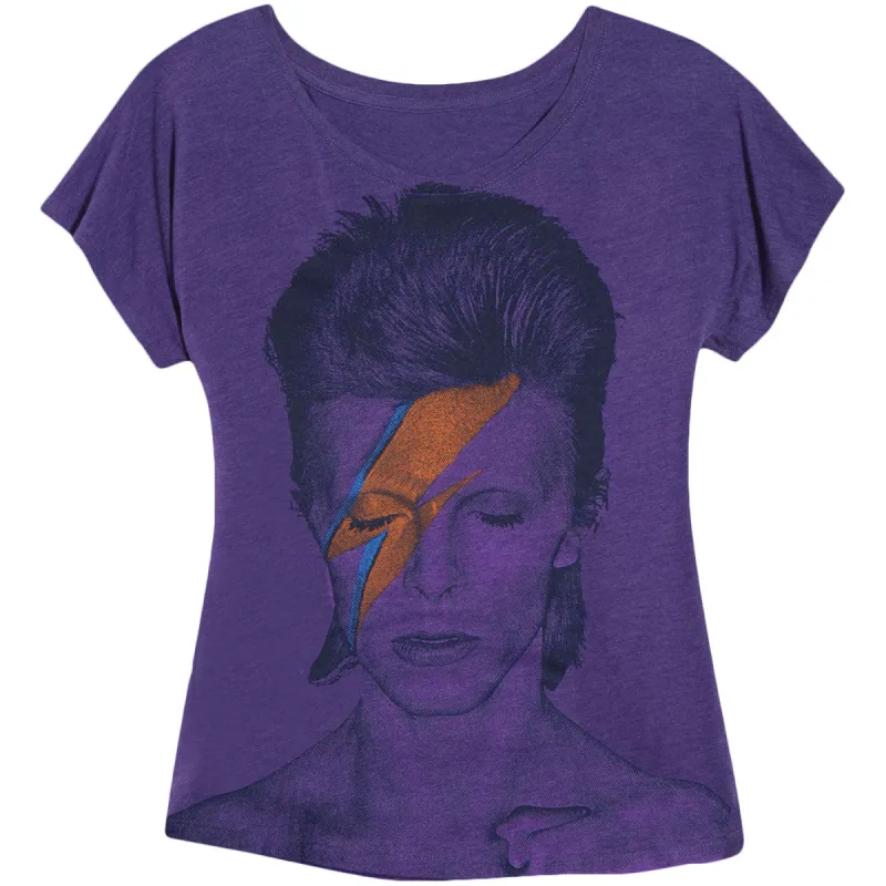 Aladdin Sane Jrs Tri-Blend Dolman Junior Top made by Rockabilia