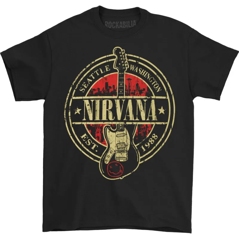 Est 1988 Guitar Stamp T-shirt made by NIRVANA