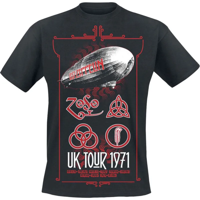 UK Tour '71. Slim Fit T-shirt sold by Rockabilia