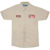 Embroidered Patch On Vintage Work Shirt Work Shirt sold by Rockabilia